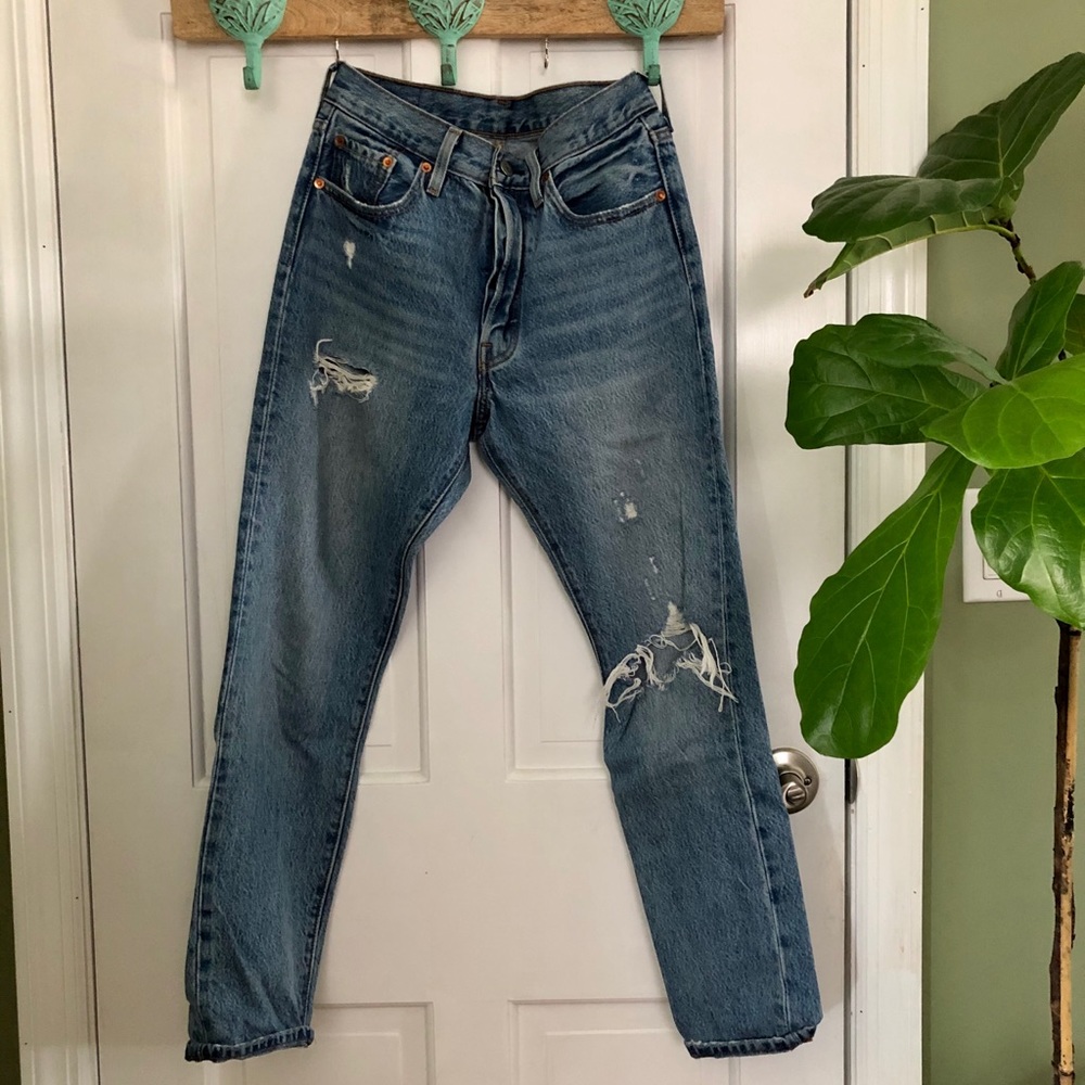 Classic Levi’s 501’s Ankle crop jean
